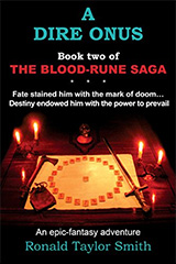 [A Dire Onus: Book 2 of the Blood-Rune Saga book cover]